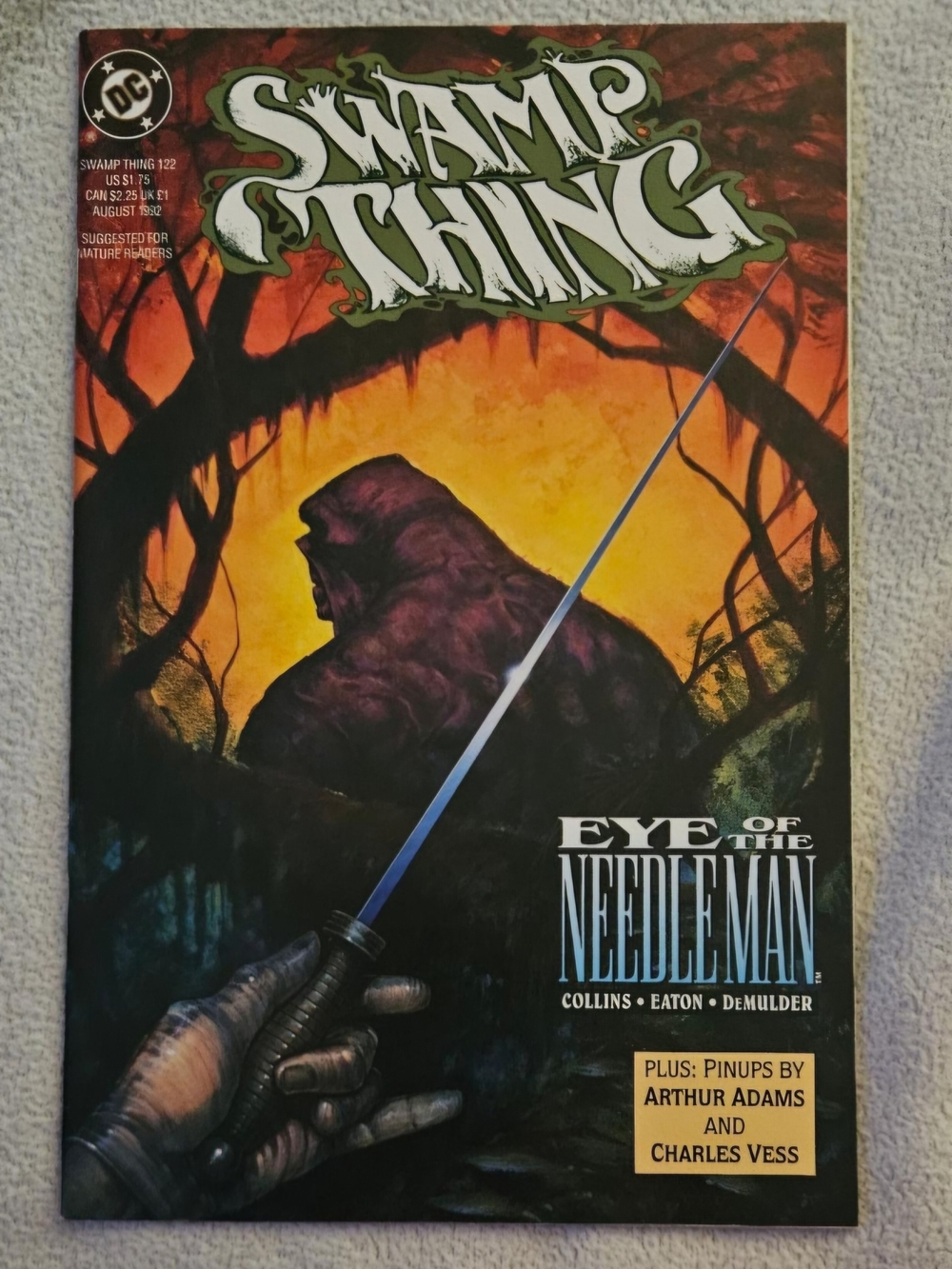 SWAMP THING D.C. Comics 1992 #122 raw Grade 9.6-9.8